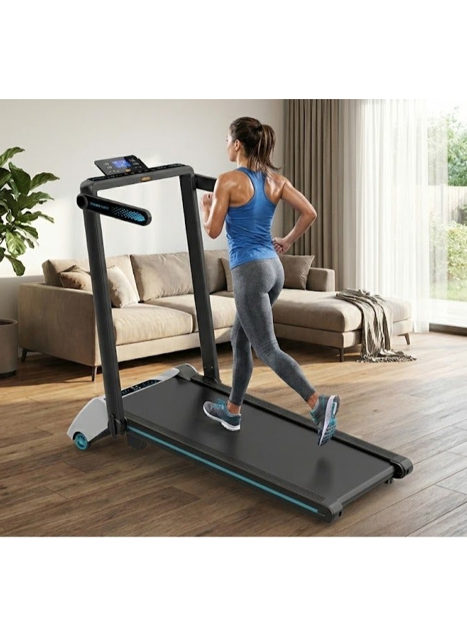 باورولوجي جهاز مشي قابل للطي، أوضاع المشي والجري، لوح مشي قابل للطي مع 5 مستويات للانحدار، شاشة LED، جهاز مشي مع وظيفة هادئة، تحكم عن بُعد، سعة 120 كجم - Image 2